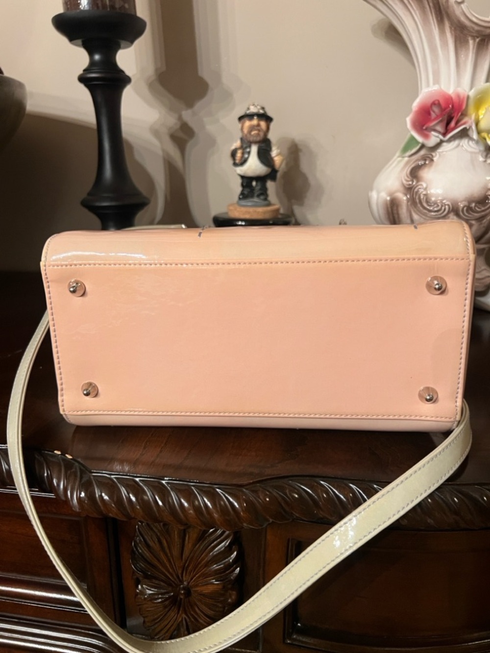 Lady Dior Leather Medium Ombre Patent Cannage satchel Limited Edition - Picture 3 of 11